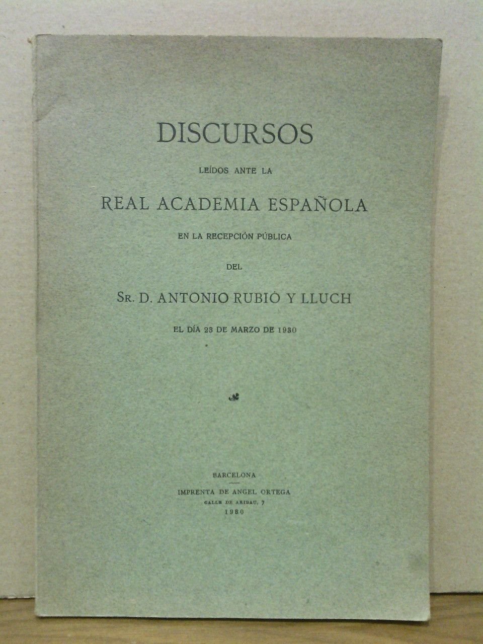 Del nombre y de la unidad literaria de la lengua …