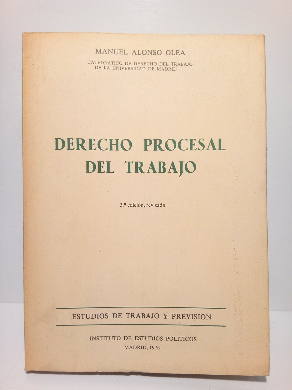 Derecho procesal del trabajo | Immagine principale