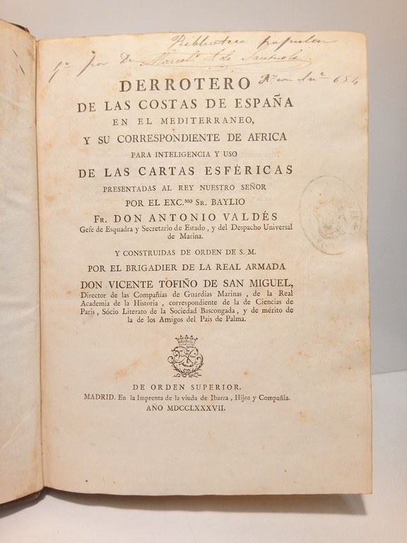 Derrotero de las costas de España en el Mediterraneo, y … | Immagine Gallery 2