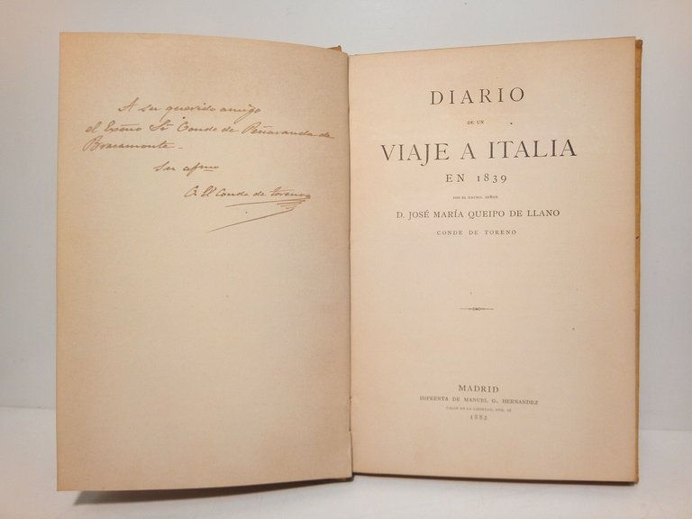 Diario de un viaje a Italia en 1839