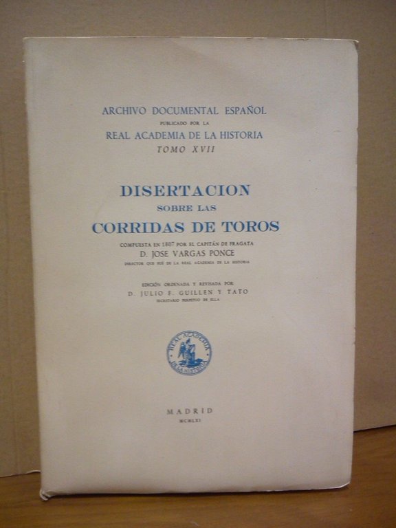 Disertación sobre las Corridas de Toros / Compuesta en 1807 … | Immagine Gallery 2