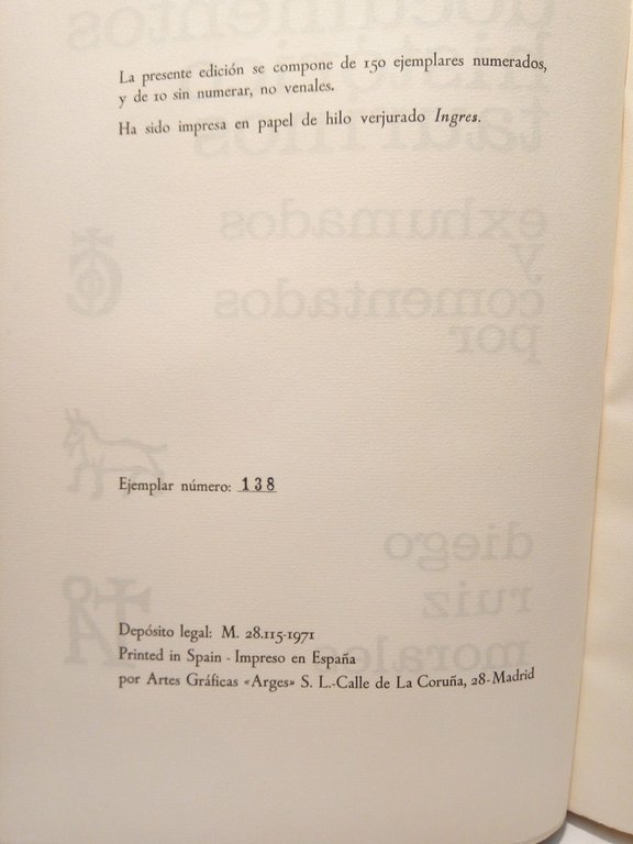 Documentos histórico taurinos / exhumados y comentados npor Diego Ruiz …