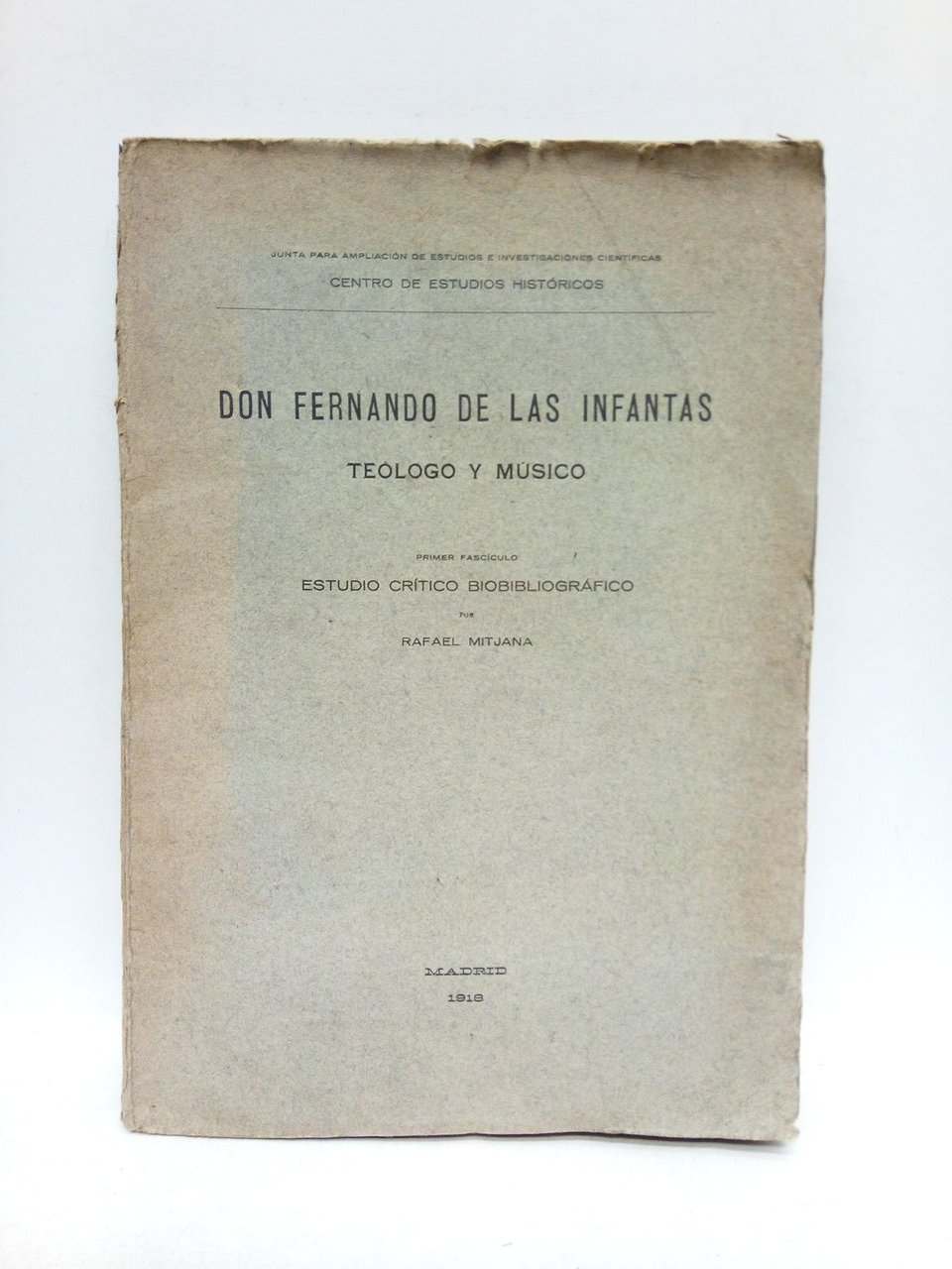 Don Fernando de las Infantas. Teólogo y Músico. Primer fascículo: … | Immagine principale