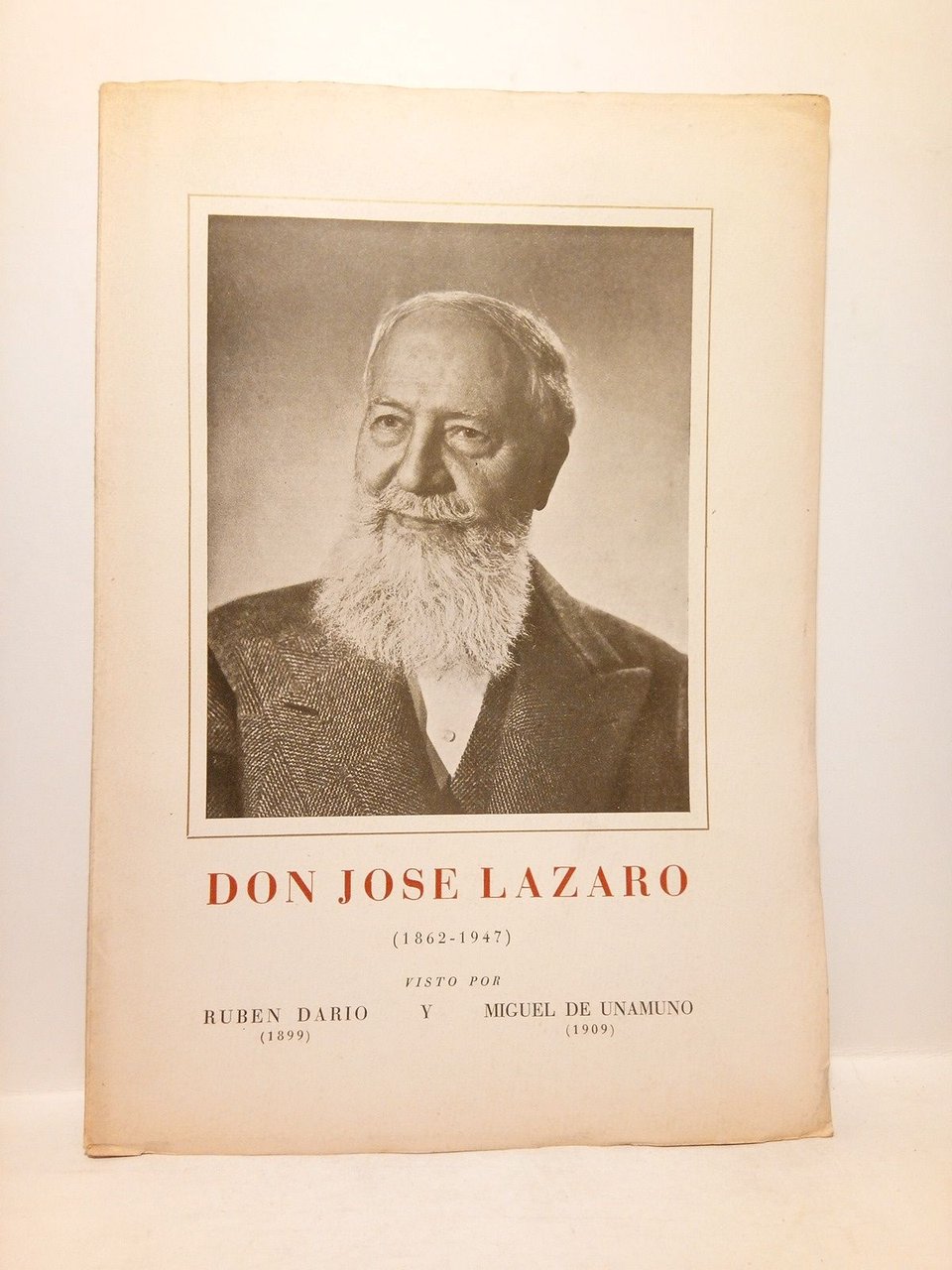 Don José Lázaro (1862-1947) visto por Rubén Darío y Miguel … | Immagine principale