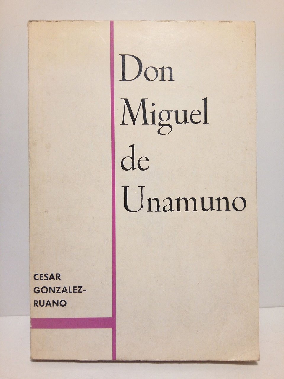 Don Miguel de Unamuno