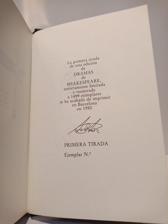 Dramas de Guillermo Shakespeare. Tomo 1: El mercader de Venecia; …