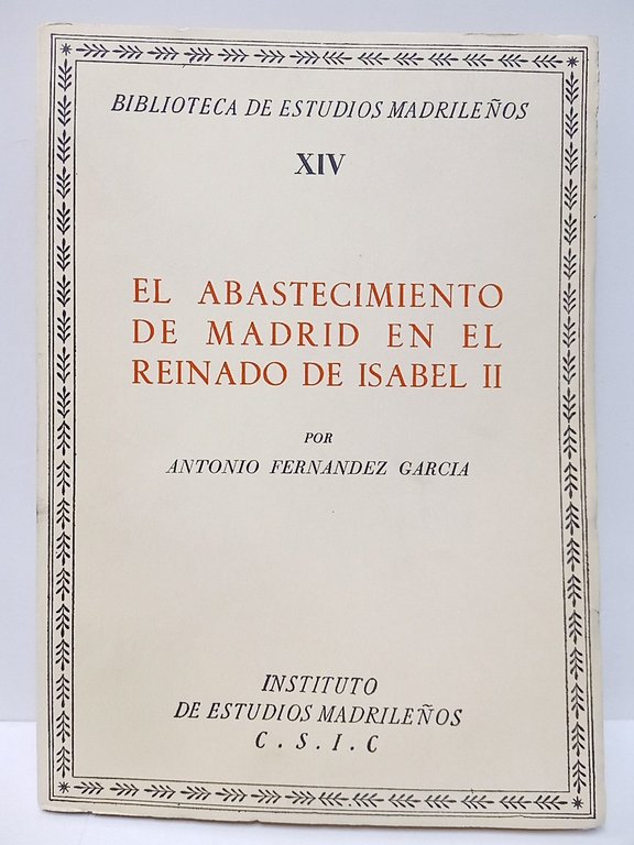 El abastecimiento de Madrid en el reinado de Isabel II …