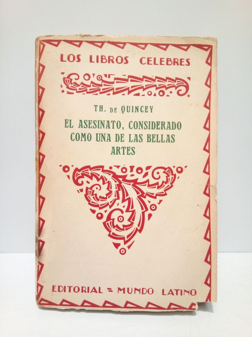 El asesinato, considerado como una de las bellas artes / … | Immagine principale