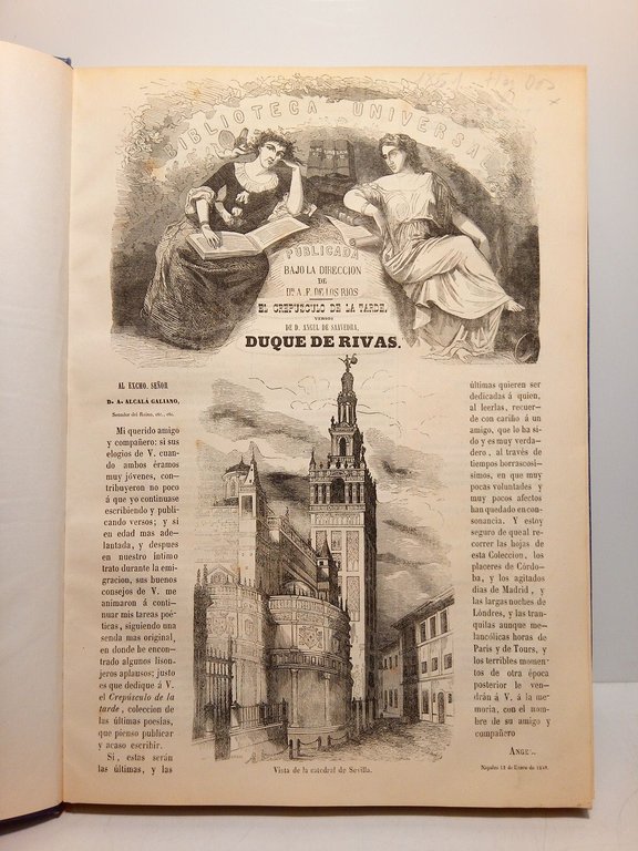 El crepúsculo de la tarde (versos); La Azucena milagrosa: Leyenda …