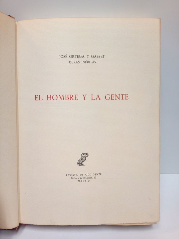 El hombre y la gente [inédita]