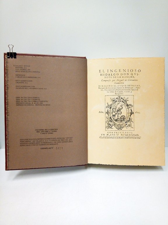 El Ingenioso Hidalgo Don Quixote [Quijote] de La Mancha / … | Immagine Gallery 2