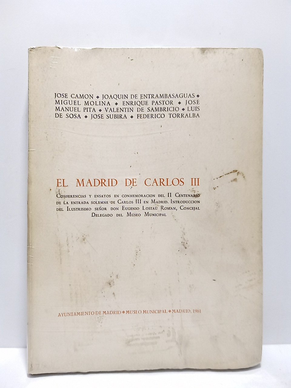 EL MADRID DE CARLOS III: Conferencias y ensayos en conmemoración … | Immagine principale