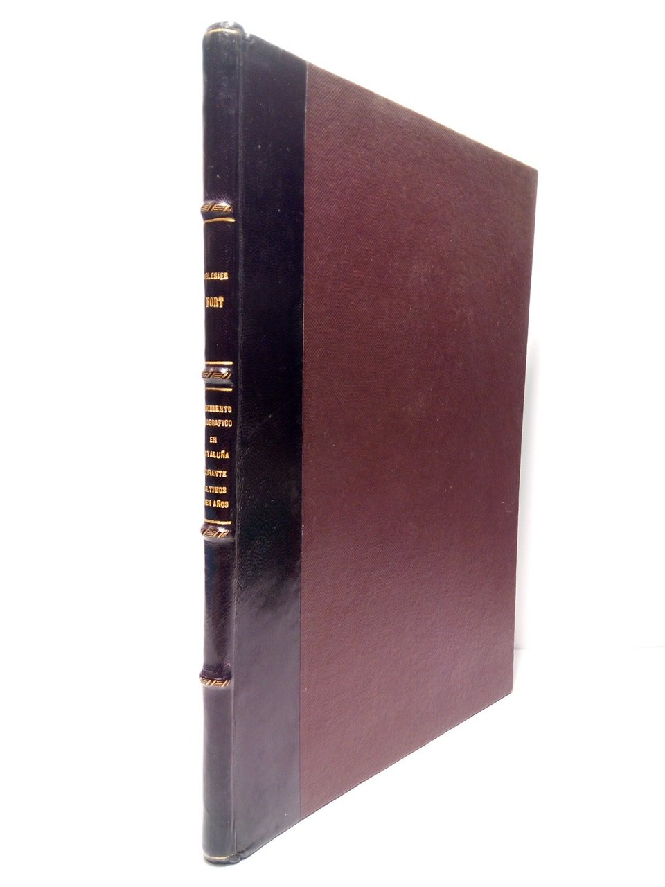 El movimiento demográfico en Cataluña durante los últimos cien años. …