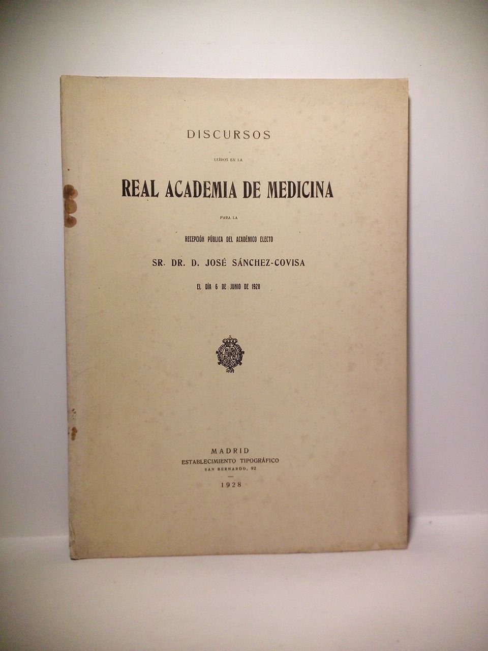 El problema social de la lepra en España. (Discurso de …