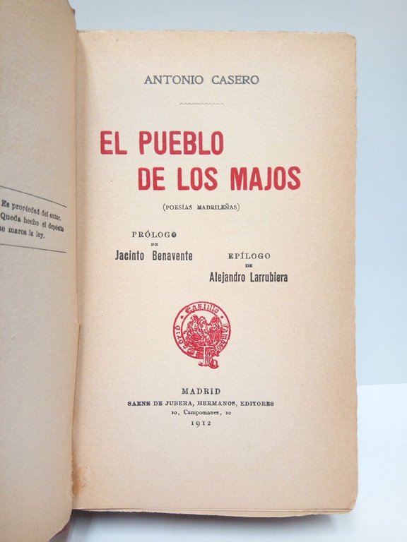 El Pueblo de los Majos (Poesías madrileñas) / Prólogo de …