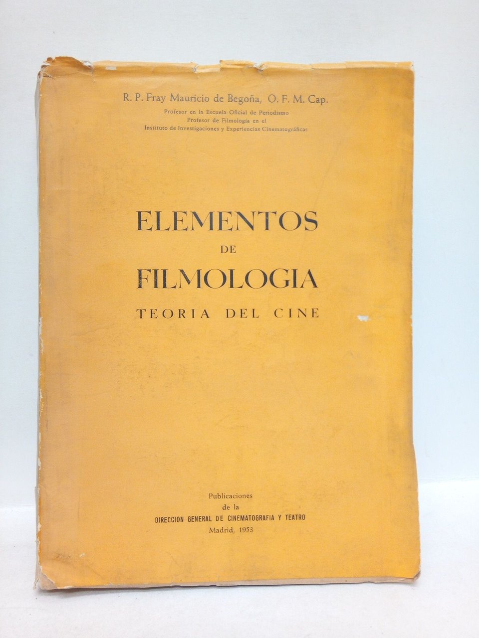 Elementos de filmología: Teoría del cine