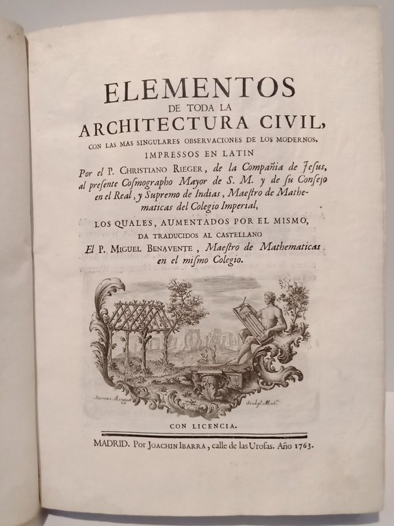 Elementos de toda la architectura civil, con las más singulares …