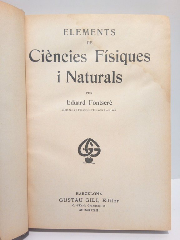 Elements de Ciències Físiques i Naturals