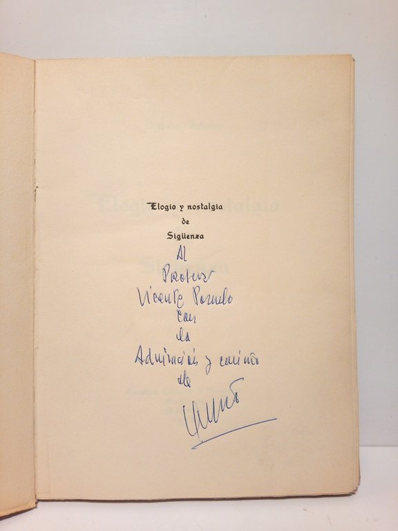 Elogio y nostalgia de Sigüenza