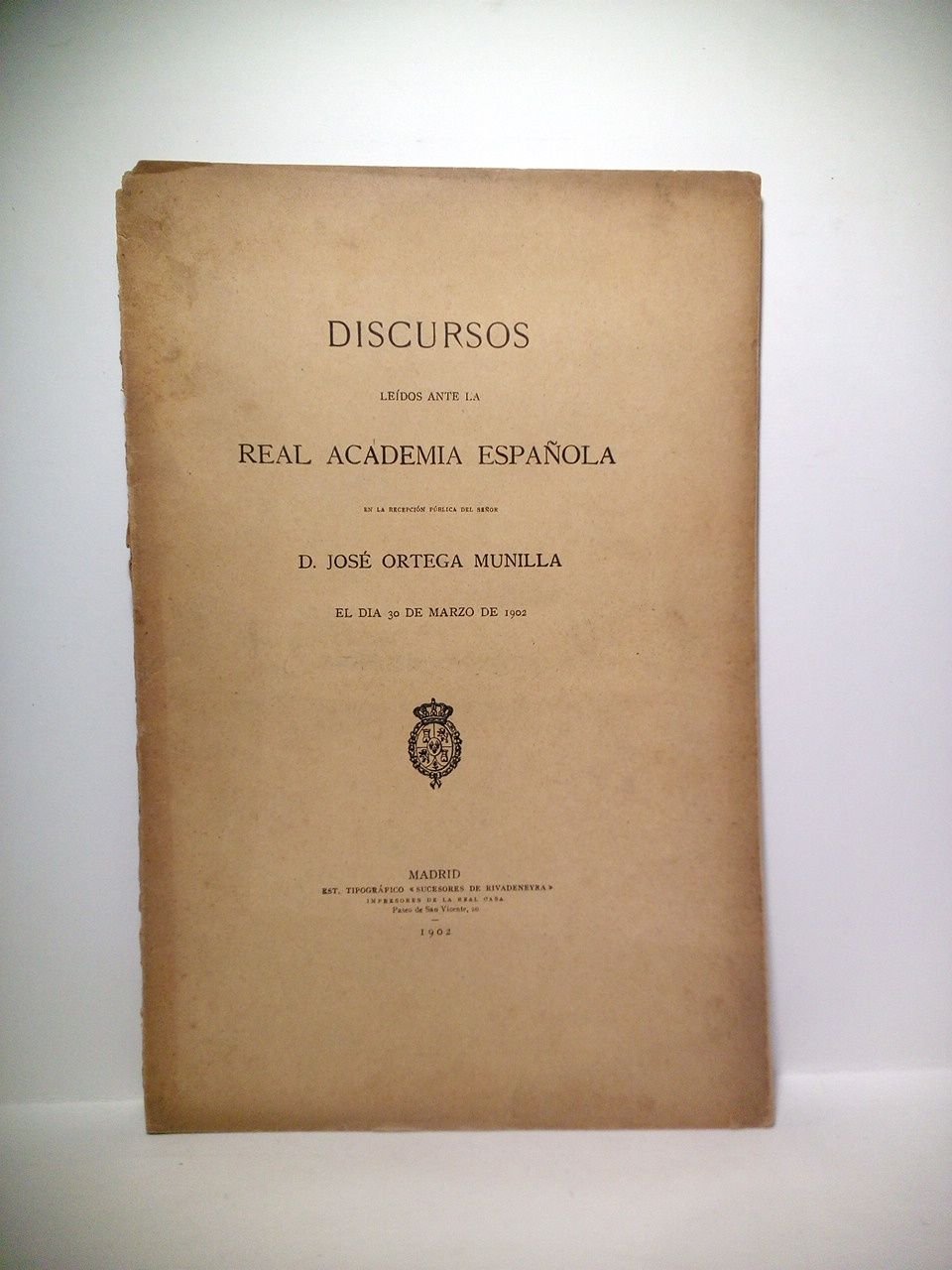 En memoria de Campoamor. (Discurso de ingreso en la R. …