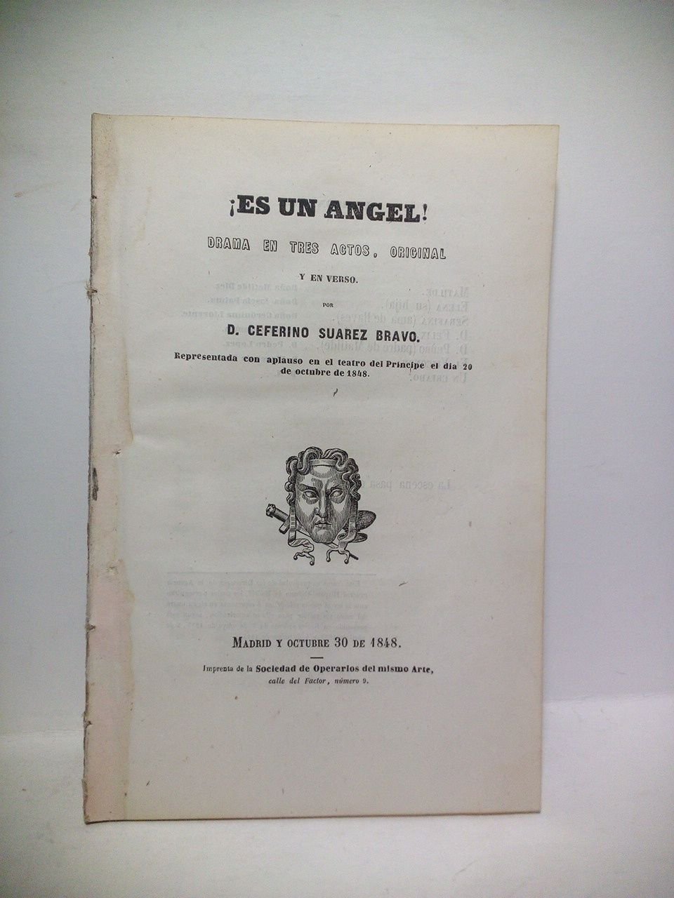 ¡Es un Angel!. (Drama en tres actos, original y en …