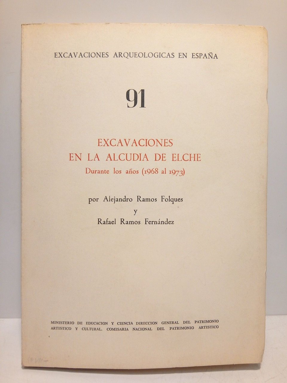 Excavaciones en La Alcudia de Elche durante los años (1968 …