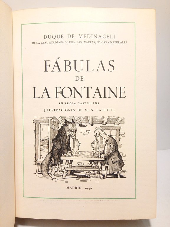 Fábulas de La Fontaine en prosa castellana / Ilustraciones de … | Immagine Gallery 3