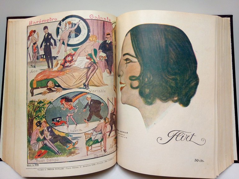 FLIRT [Revista Erótico-Galante y Cómica. Director José de Urquía]