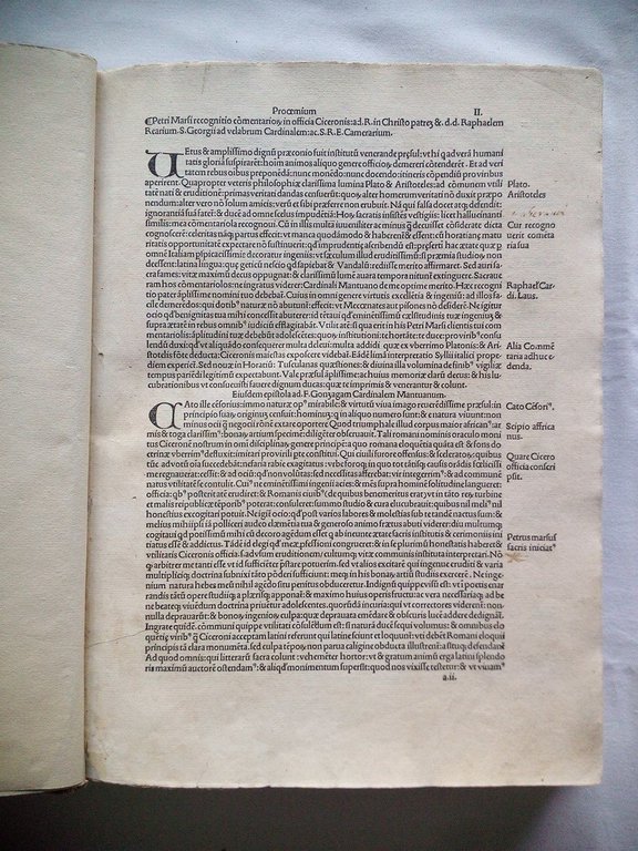 [Folio (I) sin numerar, comienza en 8 líneas] Tullius de …
