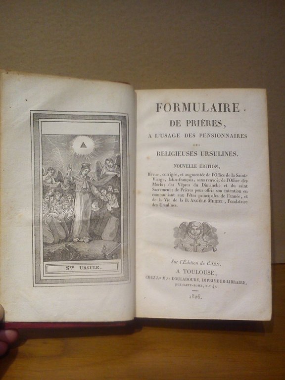 Formulaire de prières, a l'usage des pensionnaires des Religieuses Ursulines. … | Immagine Gallery 2