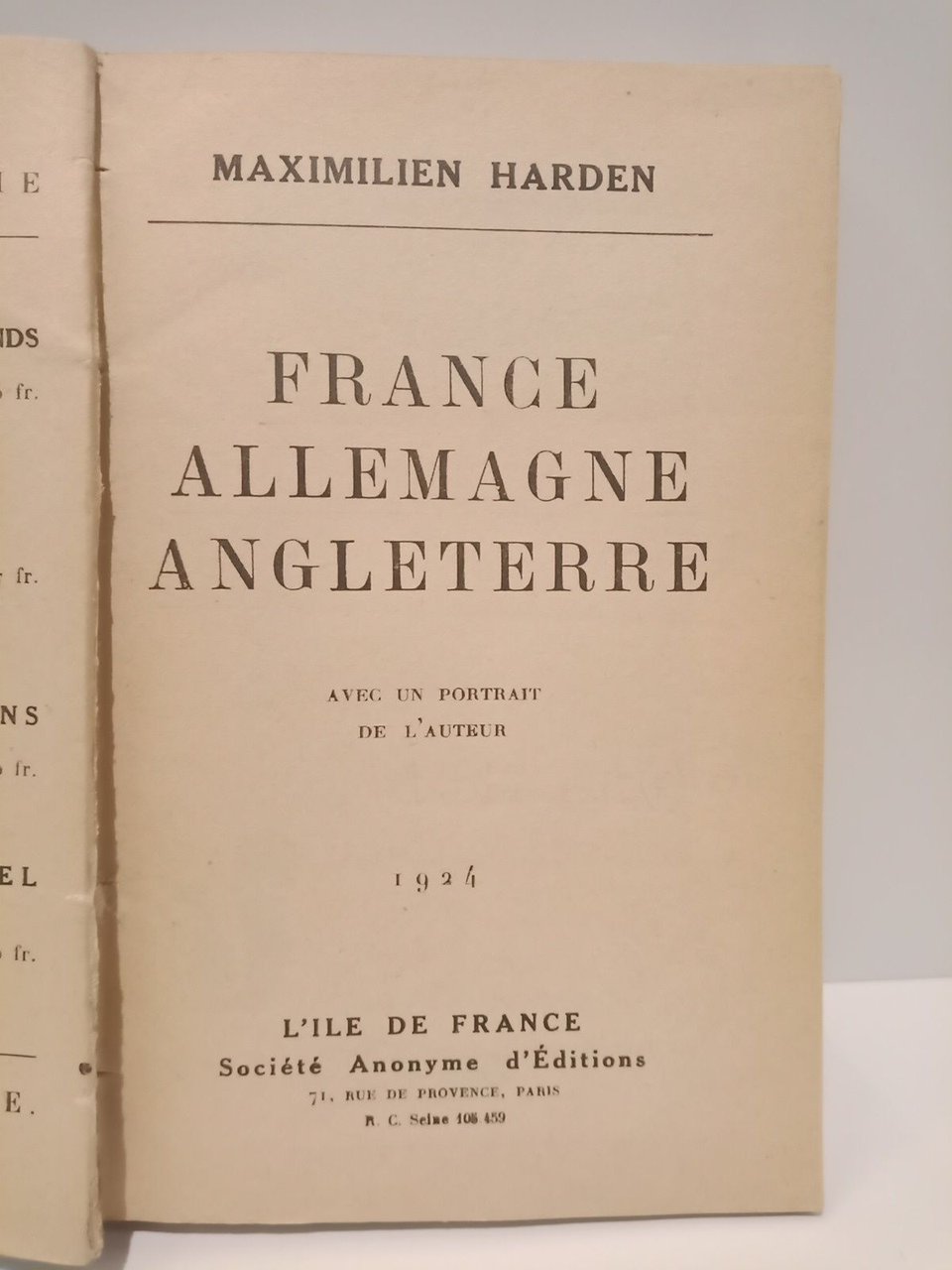 France, Allemagne, Angleterre