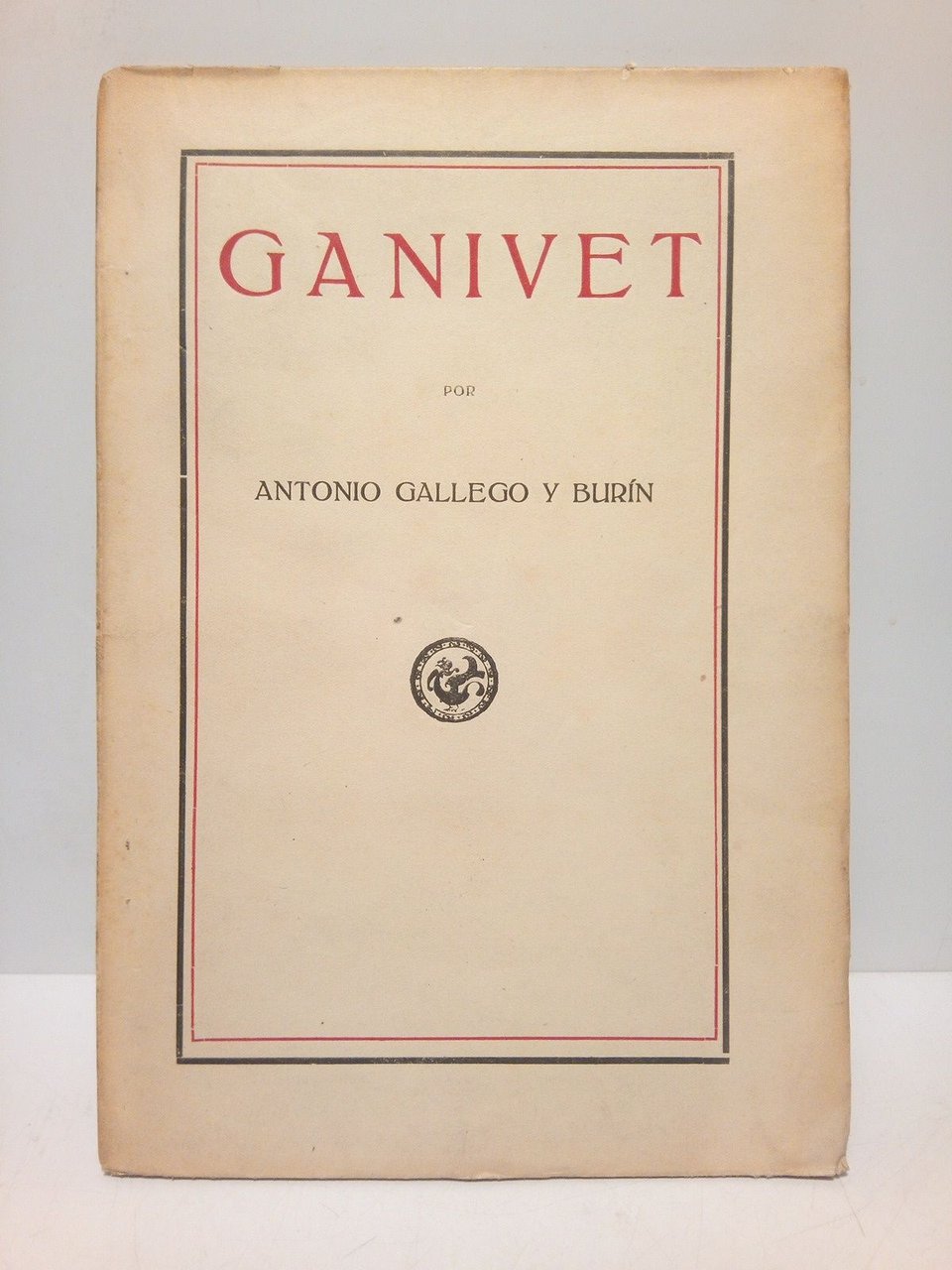 Ganivet / Lectura dada en el Centro Artístico de Granada …