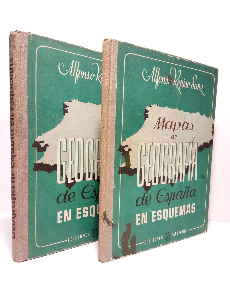 Geografía de España en esquemas. (Física, económica, histórica, politica, artística …