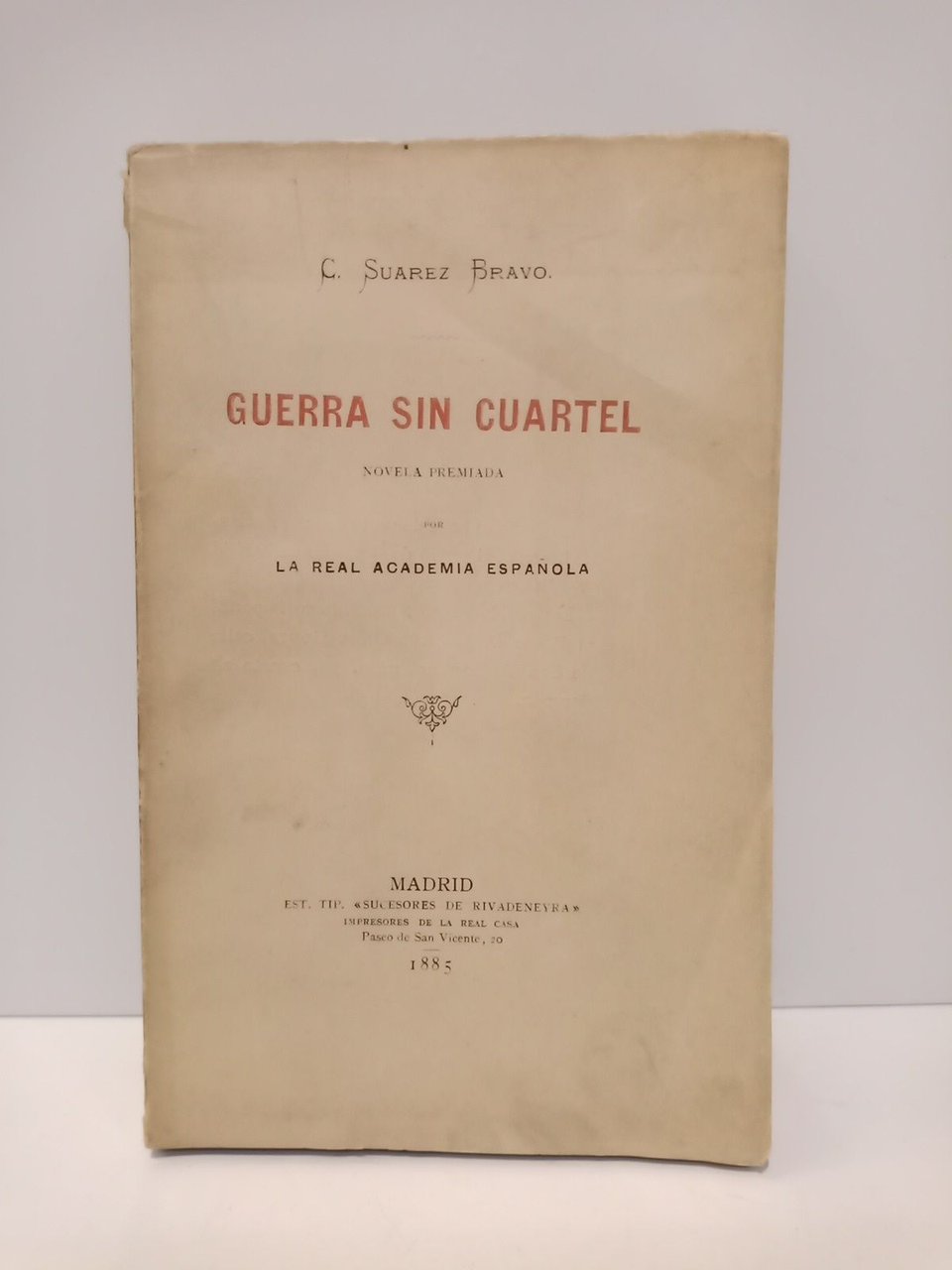 Guerra sin cuartel (Novela)