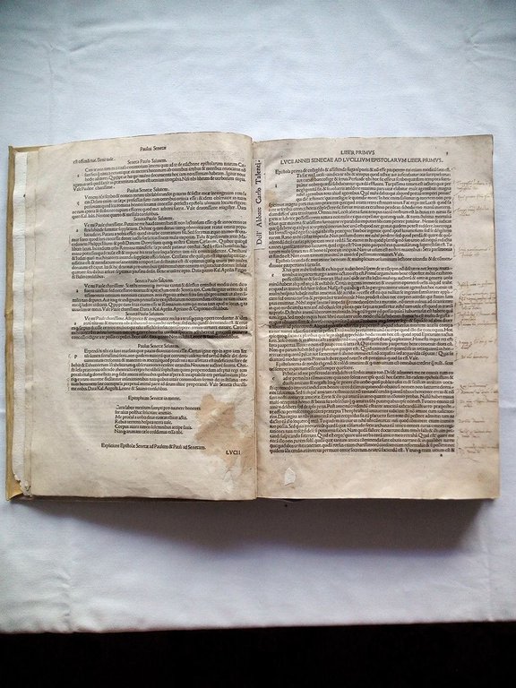 [h. 1 -recto- sin numerar] Senece omnia opera / [h. …