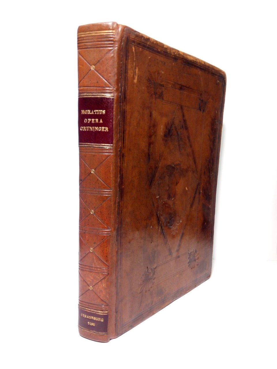 [h. 1. sin numerar, Portada en 4 líneas] Horatii flacci …