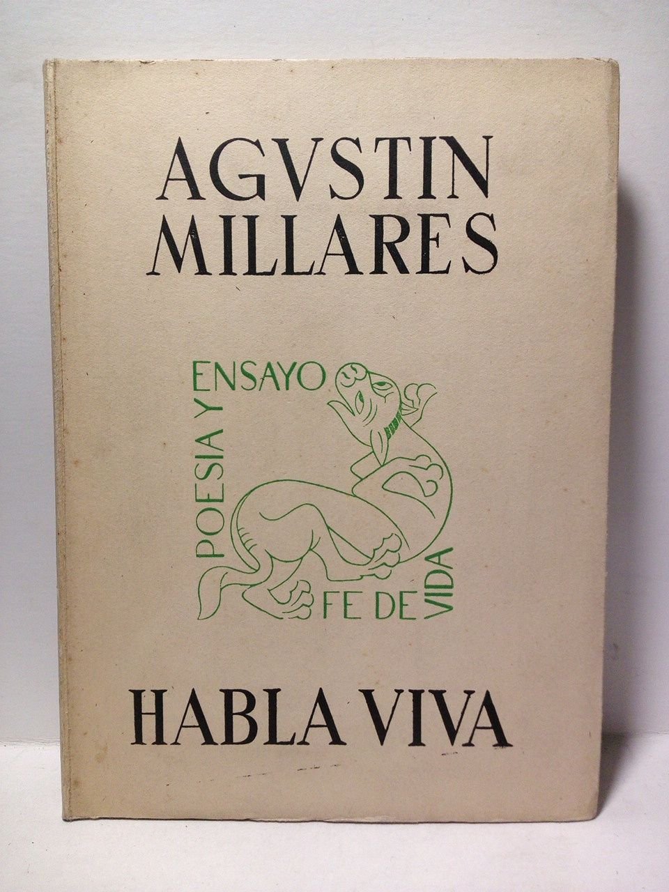 Habla viva. [Poesías]