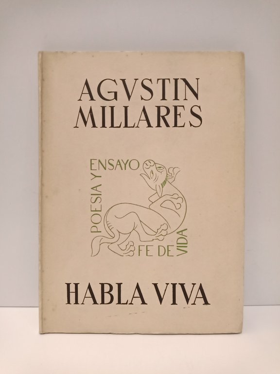 Habla viva. [Poesías]