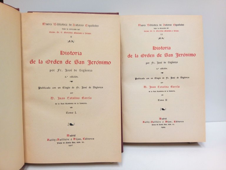 Historia de la Orden de San Jerónimo / Publicada con …