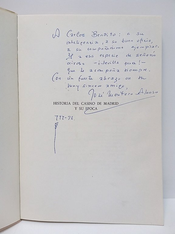 Historia del Casino de Madrid y su época