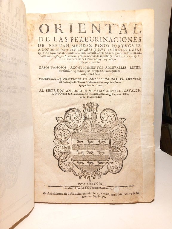 [Historia] Oriental de las Peregrinaciones de Fernan Mendez Pinto portugues, …