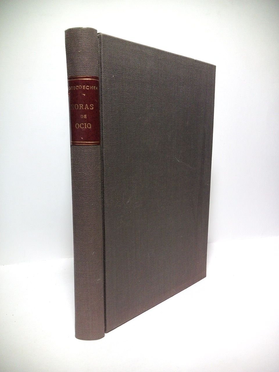 Horas de ocio. (Discursos y artículos literarios). [TOMO I.]