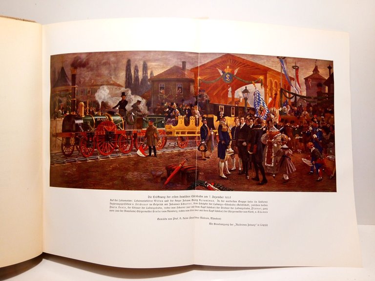 Hundert Jahre deutsche Eisenbahnen. Jubiläumsschrift zum hundertjährigen Bestehen der deutschen … | Immagine Gallery 4