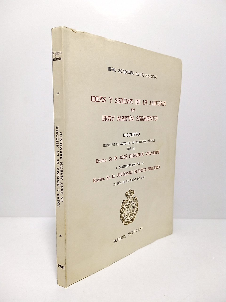 Ideas y sistema de la historia en Fray Martín Sarmiento … | Immagine principale