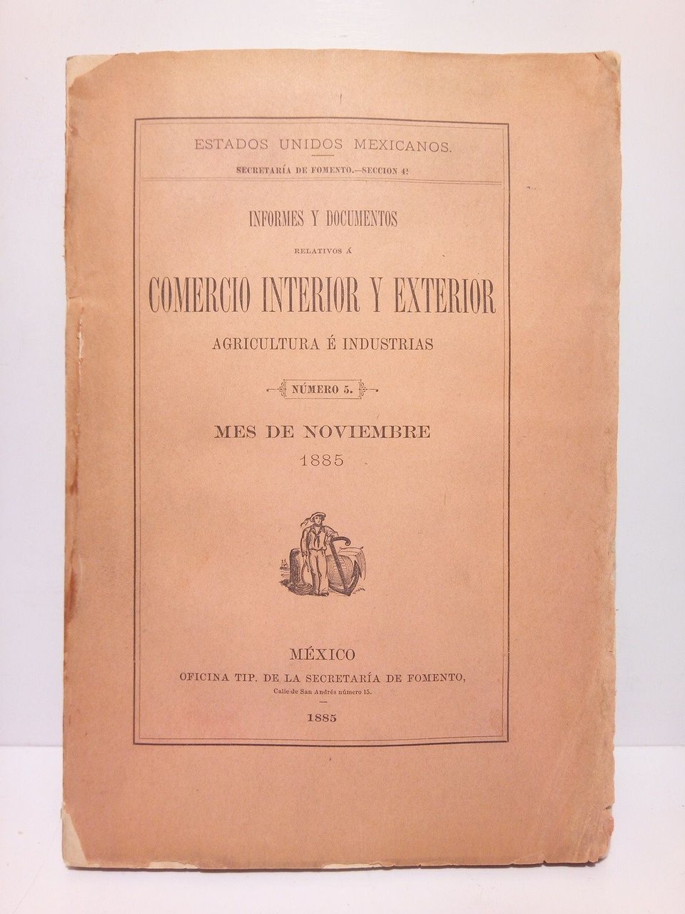 Informes y documentos relativos a comercio interior y exterior, agricultura … | Immagine principale