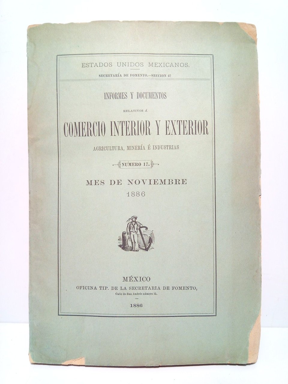 Informes y documentos relativos a comercio interior y exterior, agricultura, … | Immagine principale