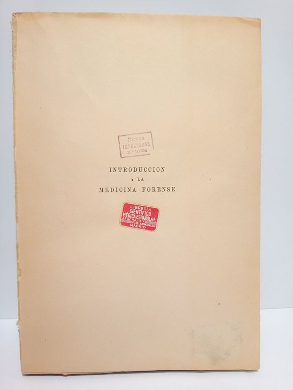 Introducción a la Medicina Forense