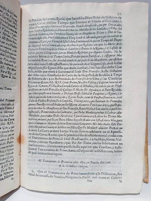 Iustificacion de la Grandeça, y Cobertura de Primera Clase, en …