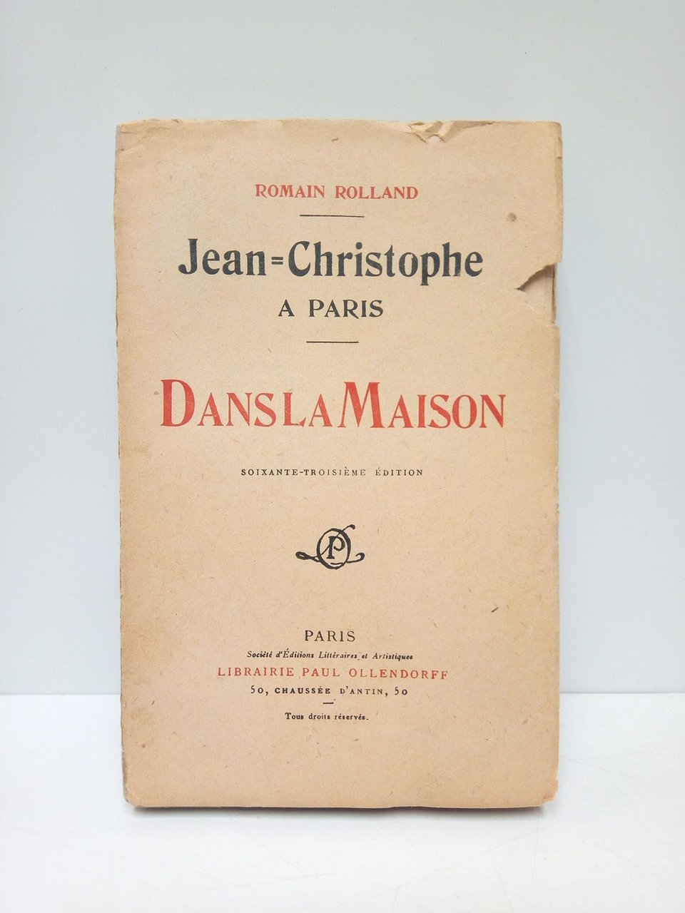 Jean-Christophe à Paris. III: DANS LA MAISON