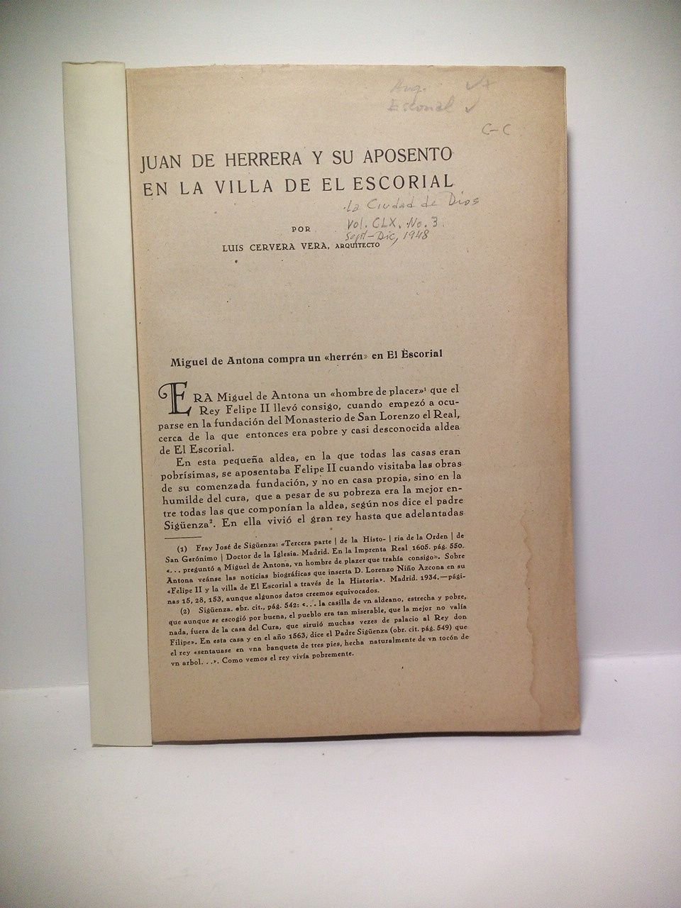 Juan de Herrera y su aposento en la villa de … | Immagine principale
